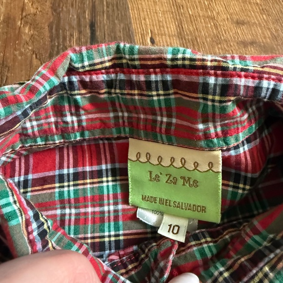 Boy's Button Down Longsleeve - Picture 2 of 3